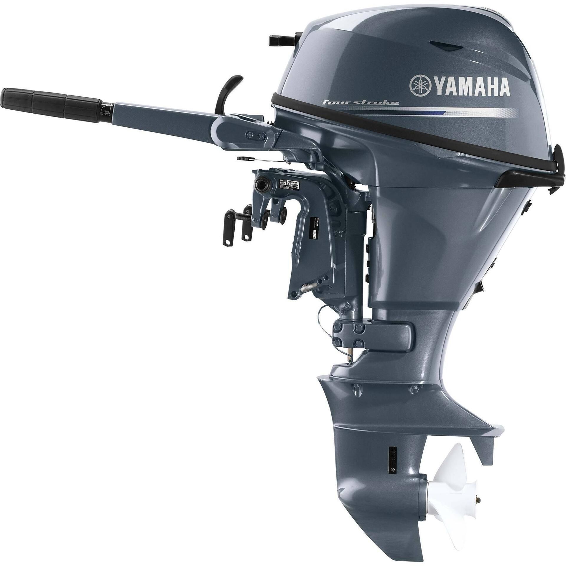 20 Shaft New (2025) Yamaha 15 HP Tiller (F15) four-stroke Outboard Motor (F15LMHA) Start Rope Tilt Manual