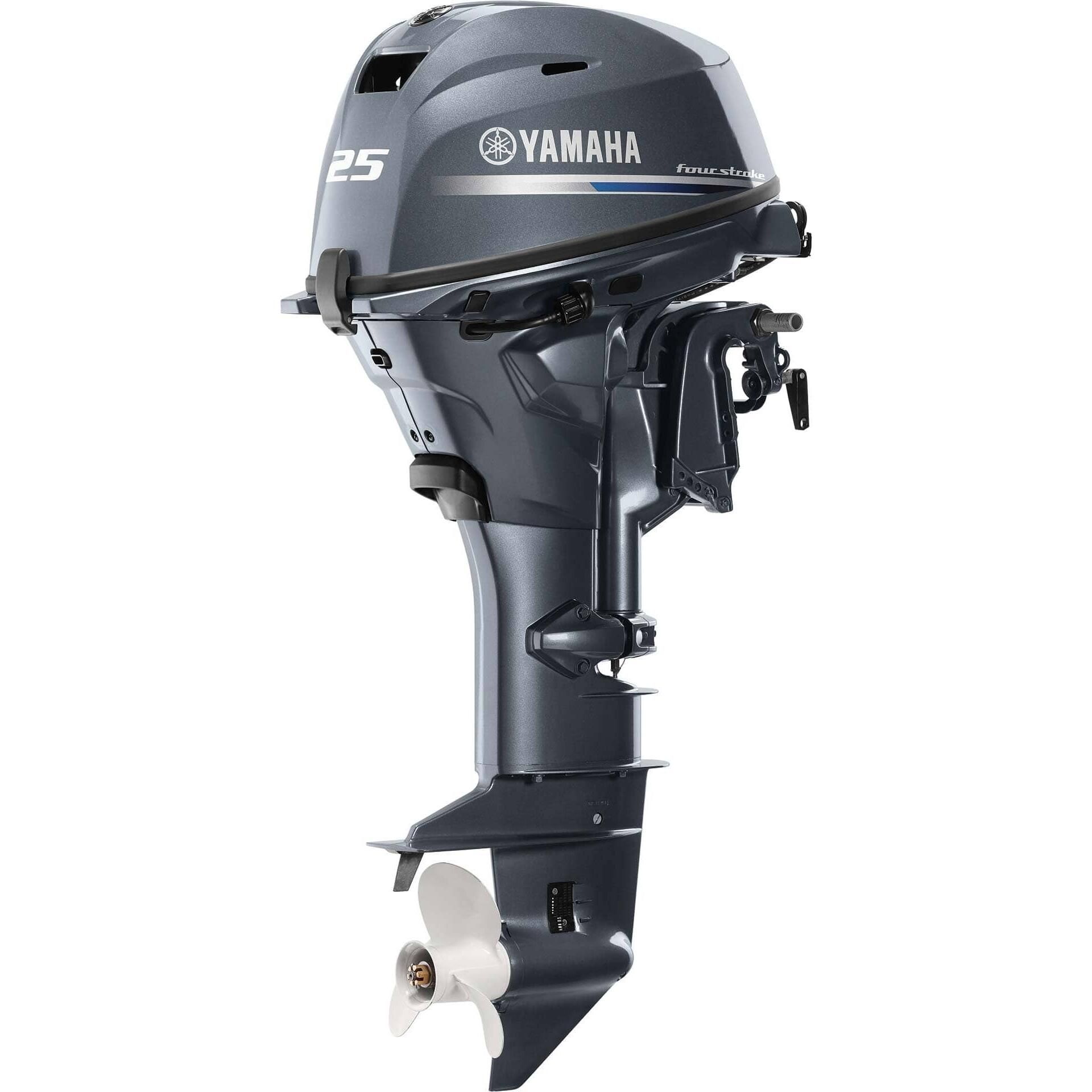 20 Shaft New (2026) Yamaha 25 HP Tiller (F25) Outboard Motor (F25LWHC) Start Electric Tilt Manual - Image 3